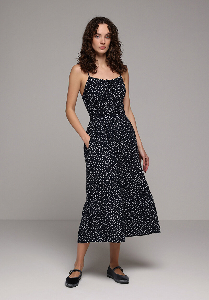Imagine a Rochie De Dama Albastru Marin Regular Fit Cl1080553