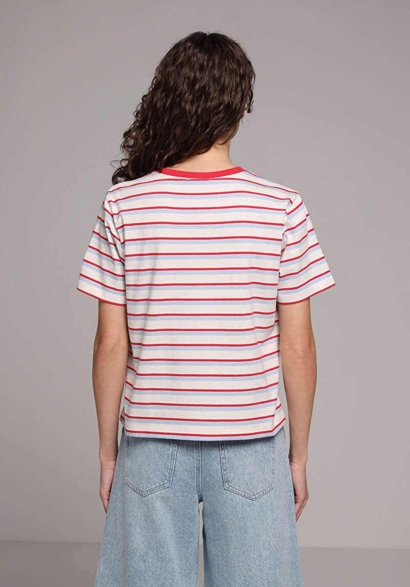 Imagine a Tricou Cu Maneca Scurta De Dama Multicolor Regular Fit Cl1081747