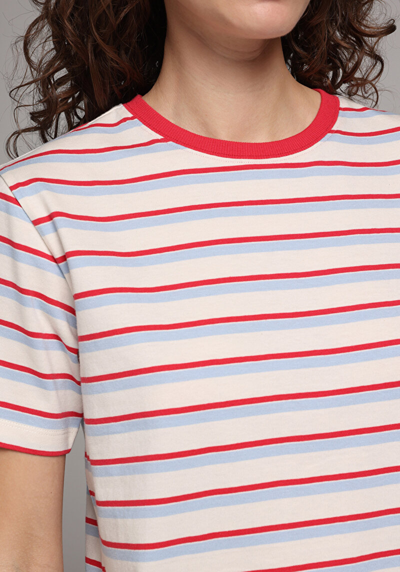 Imagine a Tricou Cu Maneca Scurta De Dama Multicolor Regular Fit Cl1081747