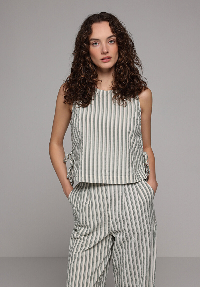 Imagine a Camasa Cu Maneca Scurta De Dama Verde Fashion Fit  Cl1078731