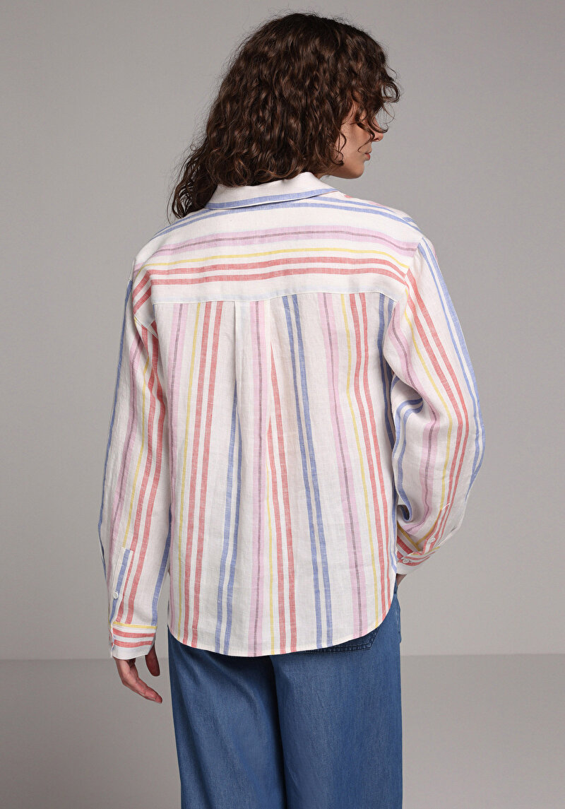 Imagine a Camasa Cu Maneca Lunga De Dama Multicolor Fashion Fit Cl1080979