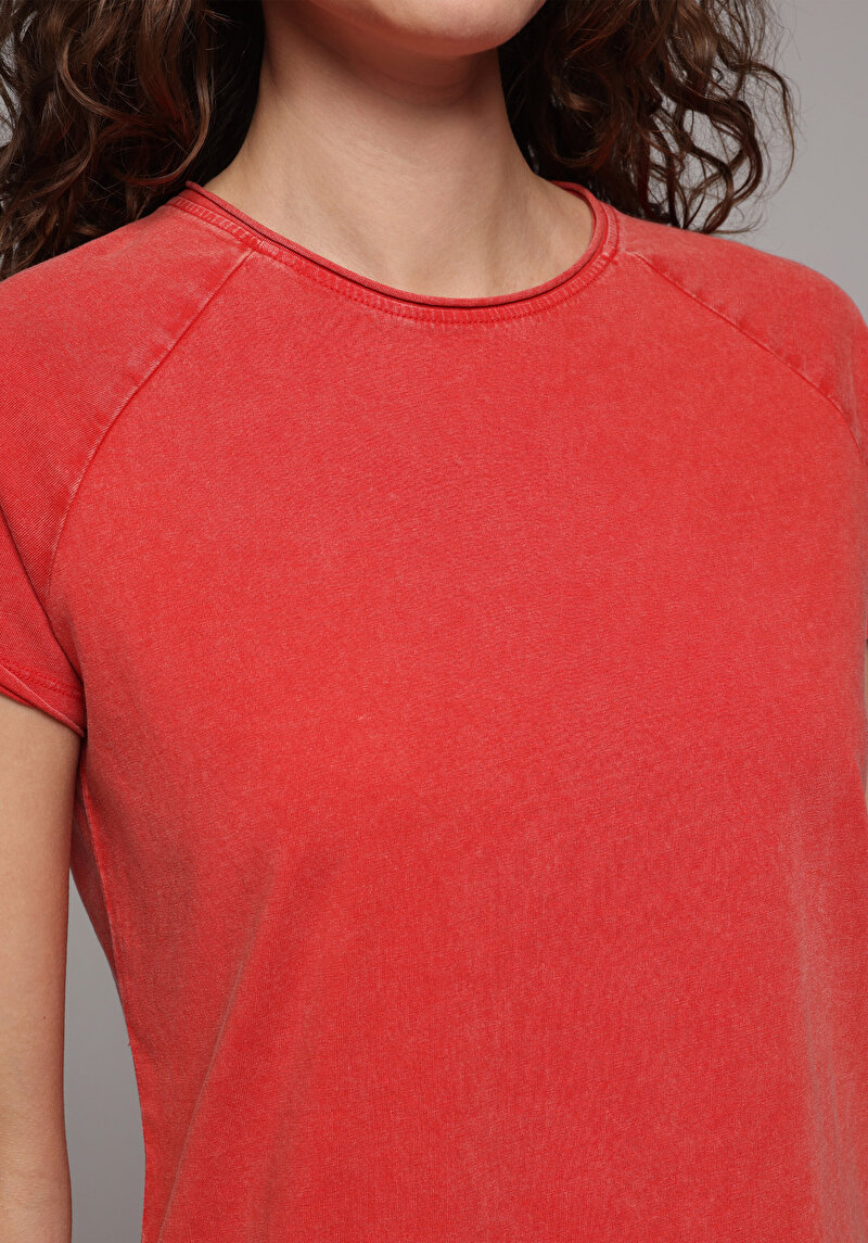 Imagine a Tricou Cu Maneca Scurta De Dama Roşu Regular Fit  Cl1081966