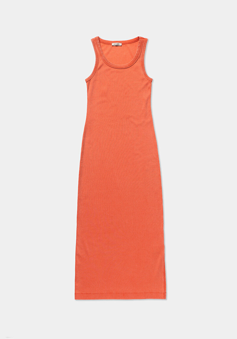 Imagine a Rochie De Dama Portocaliu Slim Fit  Cl1079038