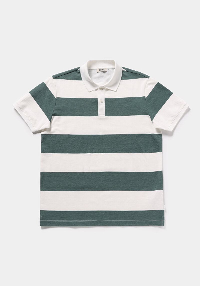 Imagine a Tricou Polo Cu Maneca Scurta De Barbati Verde Regular Fit  Cl1080267