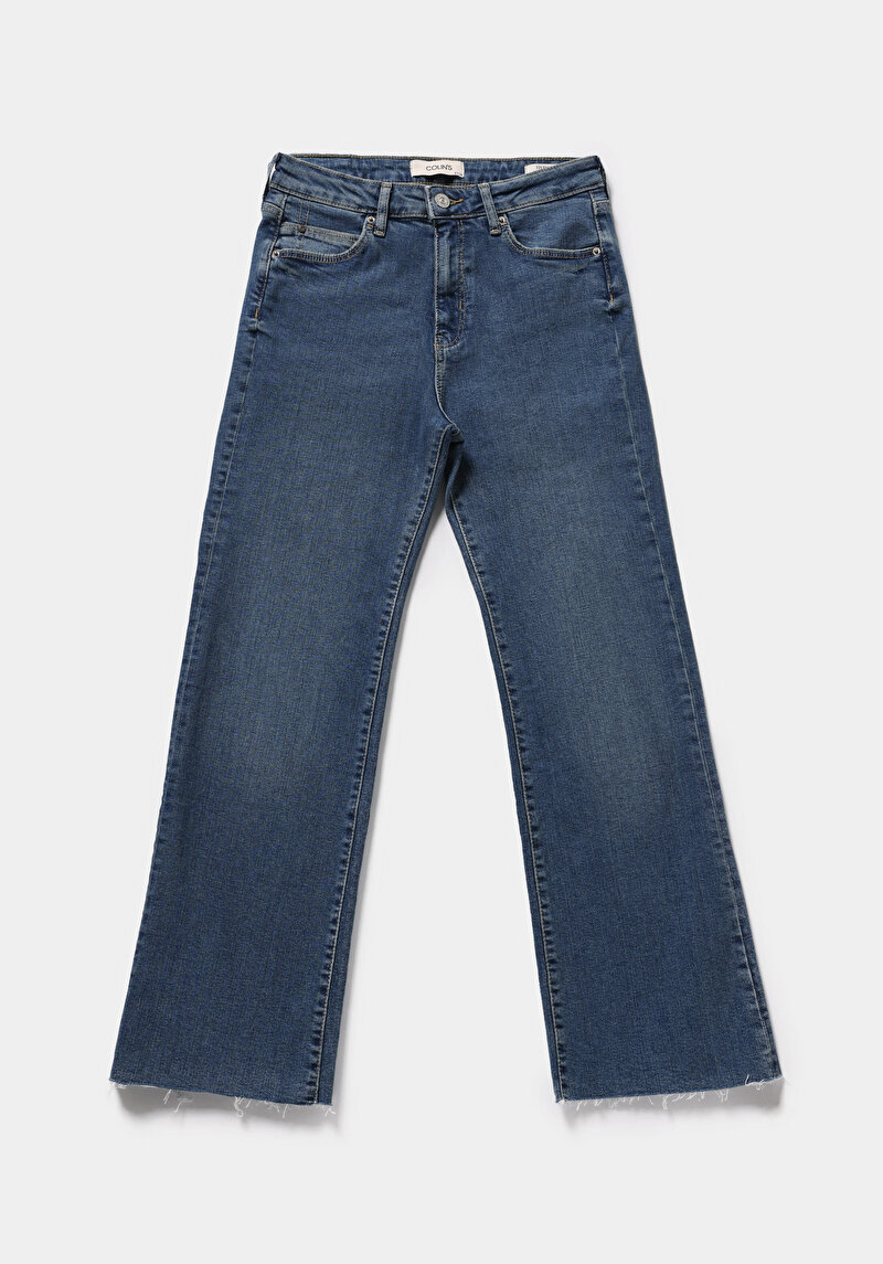 Afișați detalii pentru Pantaloni De Dama Albastru Slim Fit 771 Emery Cl1081743