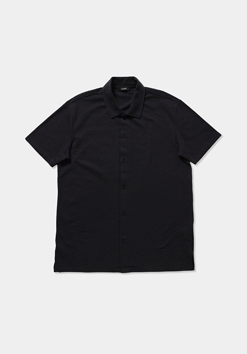 Imagine a Tricou Polo Cu Maneca Scurta De Barbati Albastru Marin Regular Fit  Cl1080252