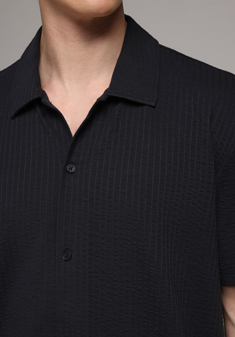 Imagine a Tricou Polo Cu Maneca Scurta De Barbati Albastru Marin Regular Fit  Cl1080252