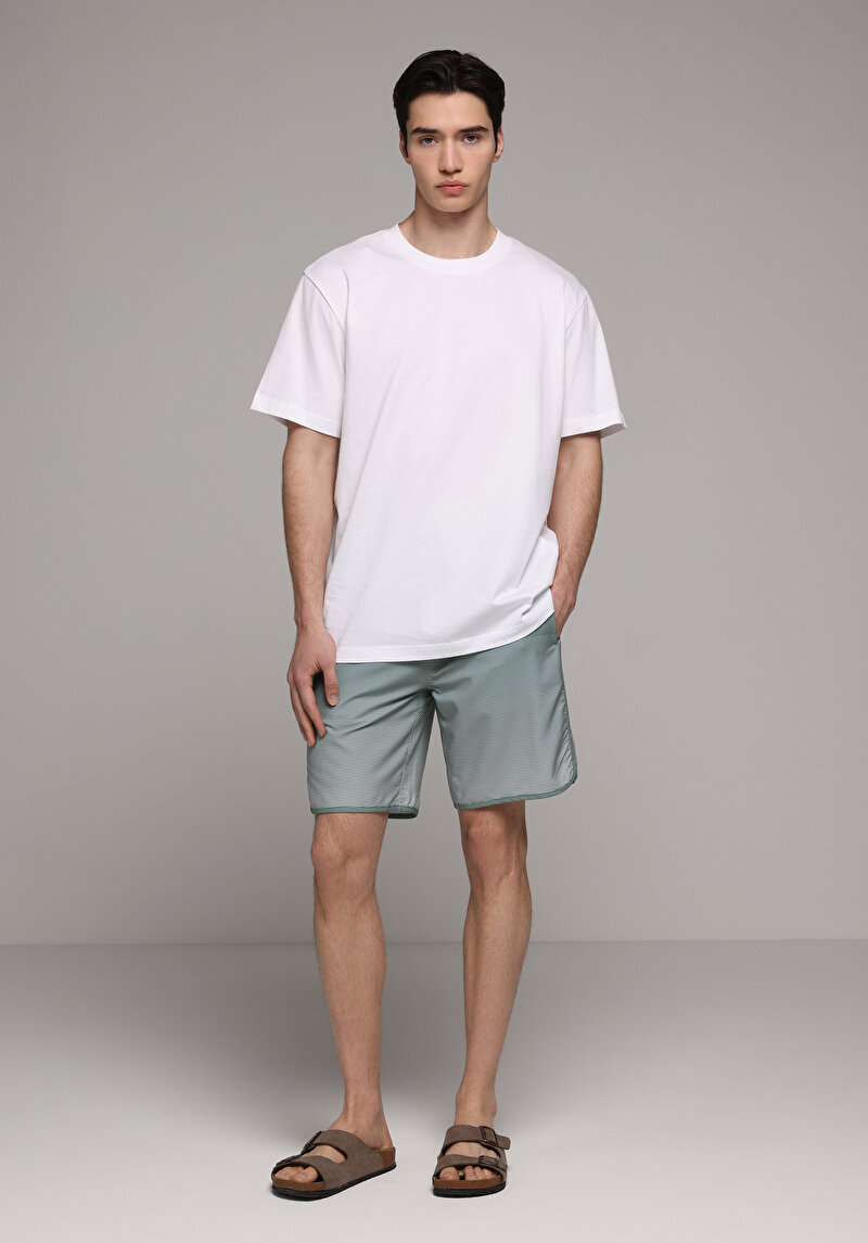 Imagine a Tricou Cu Maneca Scurta De Barbati Alb Comfort Fit