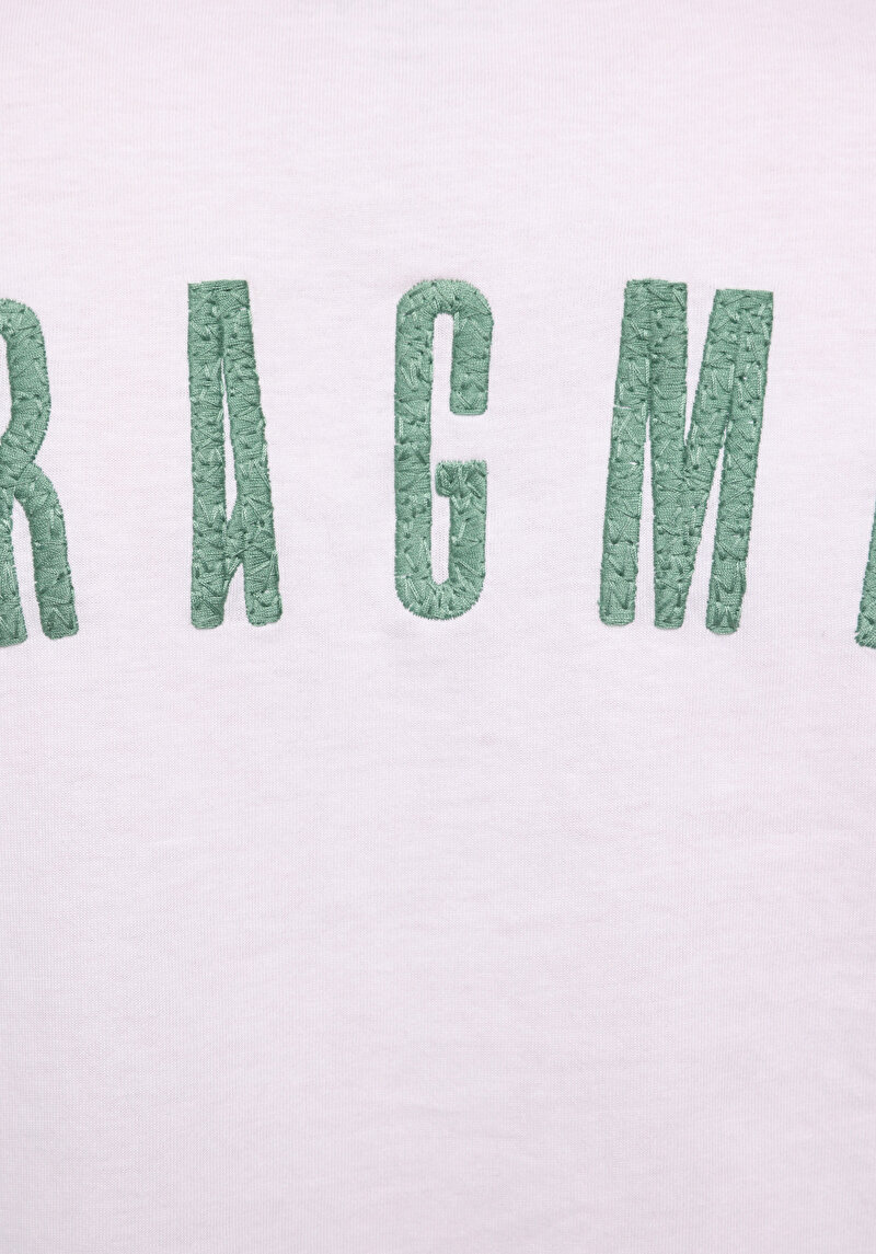 Imagine a Tricou Cu Maneca Scurta De Barbati Alb Comfort Fit