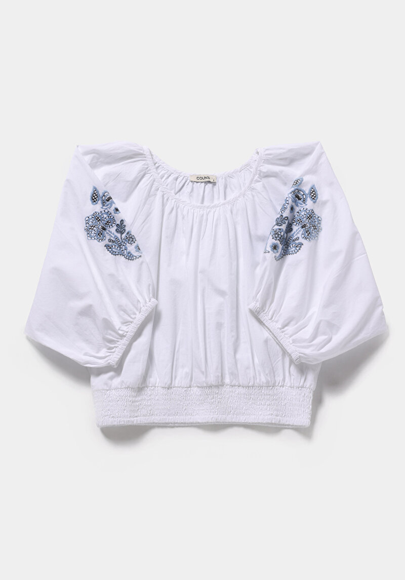 Imagine a Camasa Cu Maneca Lunga De Dama Alb Fashion Fit  Cl1080426