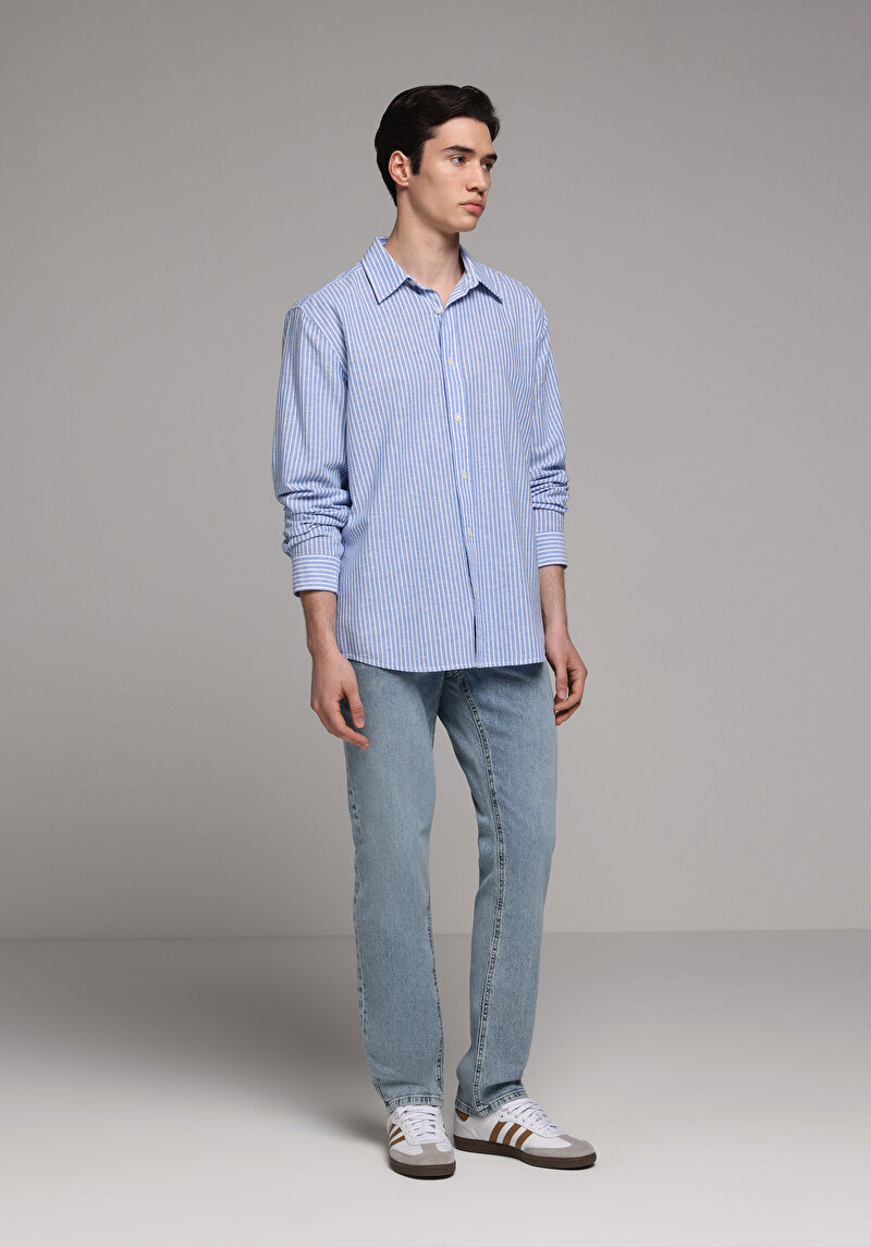 Imagine a Pantaloni De Barbati Straight Fit 044 Karl Cl1081768