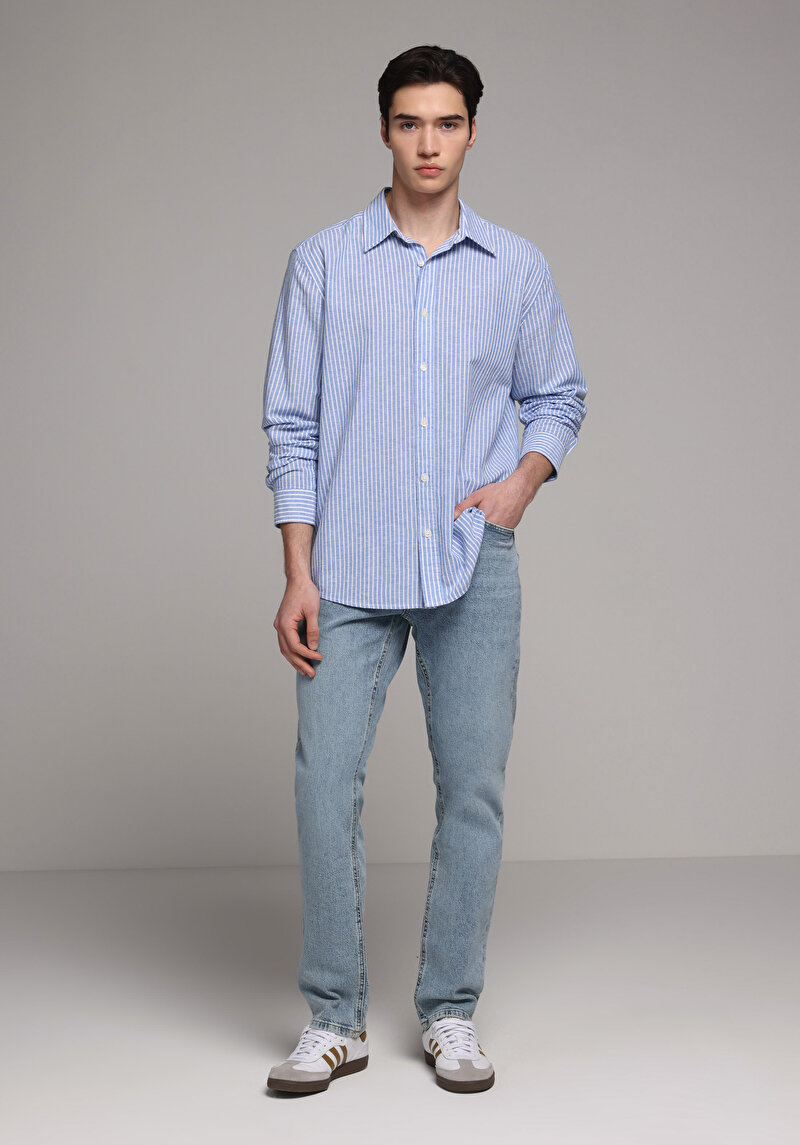 Imagine a Pantaloni De Barbati Straight Fit 044 Karl Cl1081768
