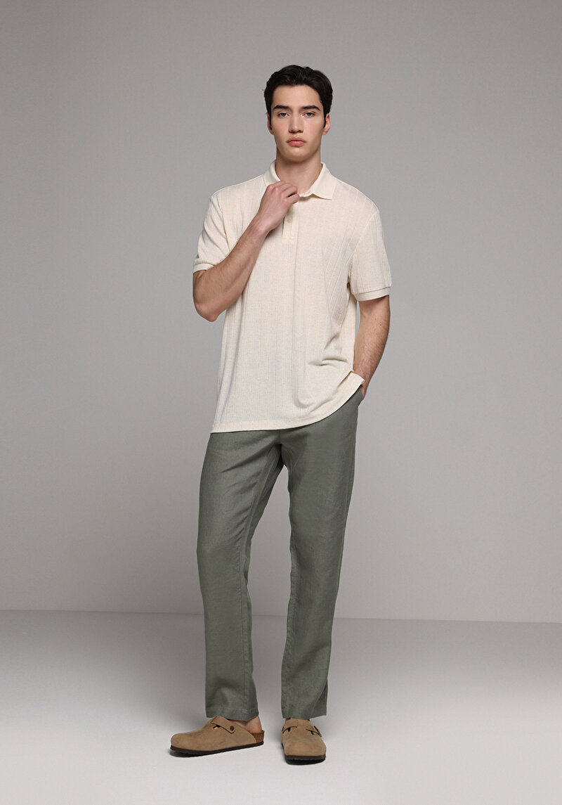Imagine a Pantaloni De Barbati Verde Regular Fit  Cl1079999