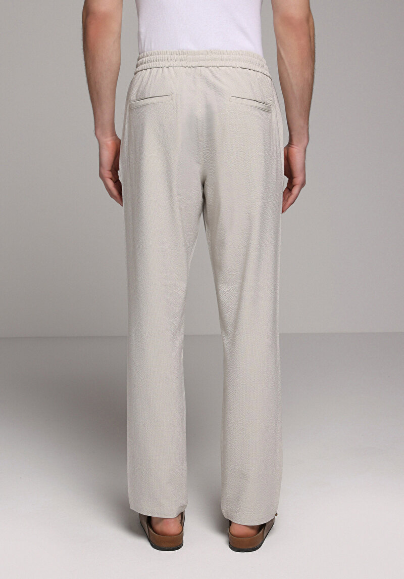 Imagine a Pantaloni De Barbati Bej Slim Fit  Cl1080003