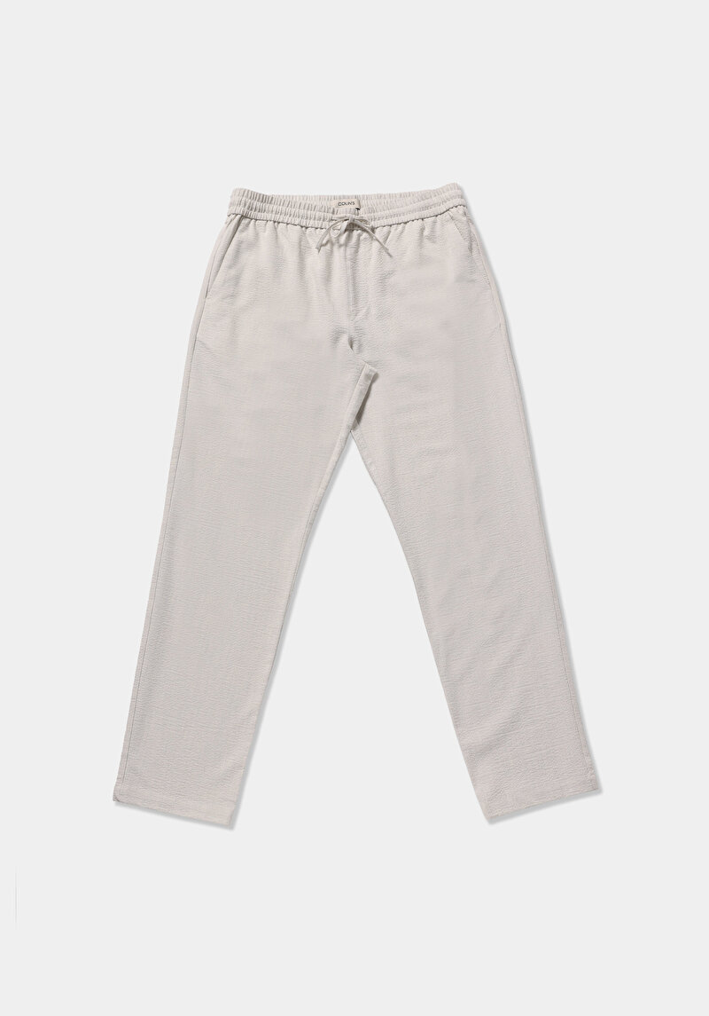 Imagine a Pantaloni De Barbati Alb Slim Fit  Cl1080003
