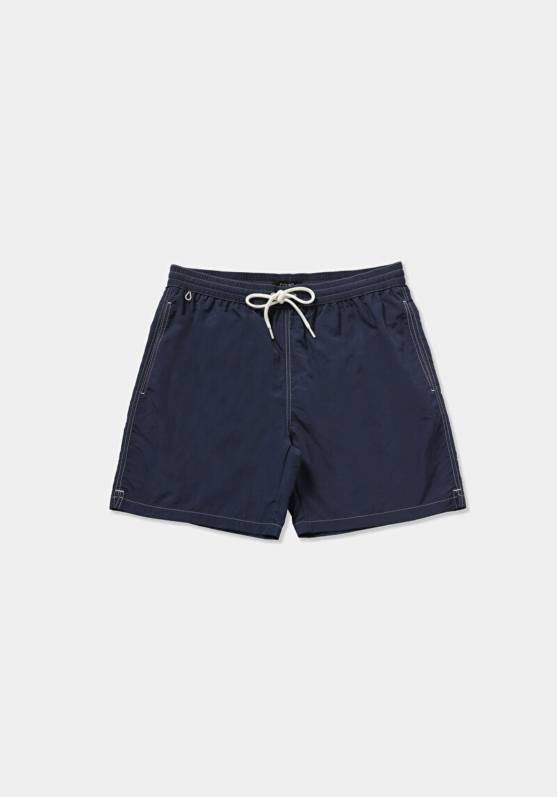Imagine a Short De Plaja De Barbati Albastru Marin Slim Fit  Cl1078555