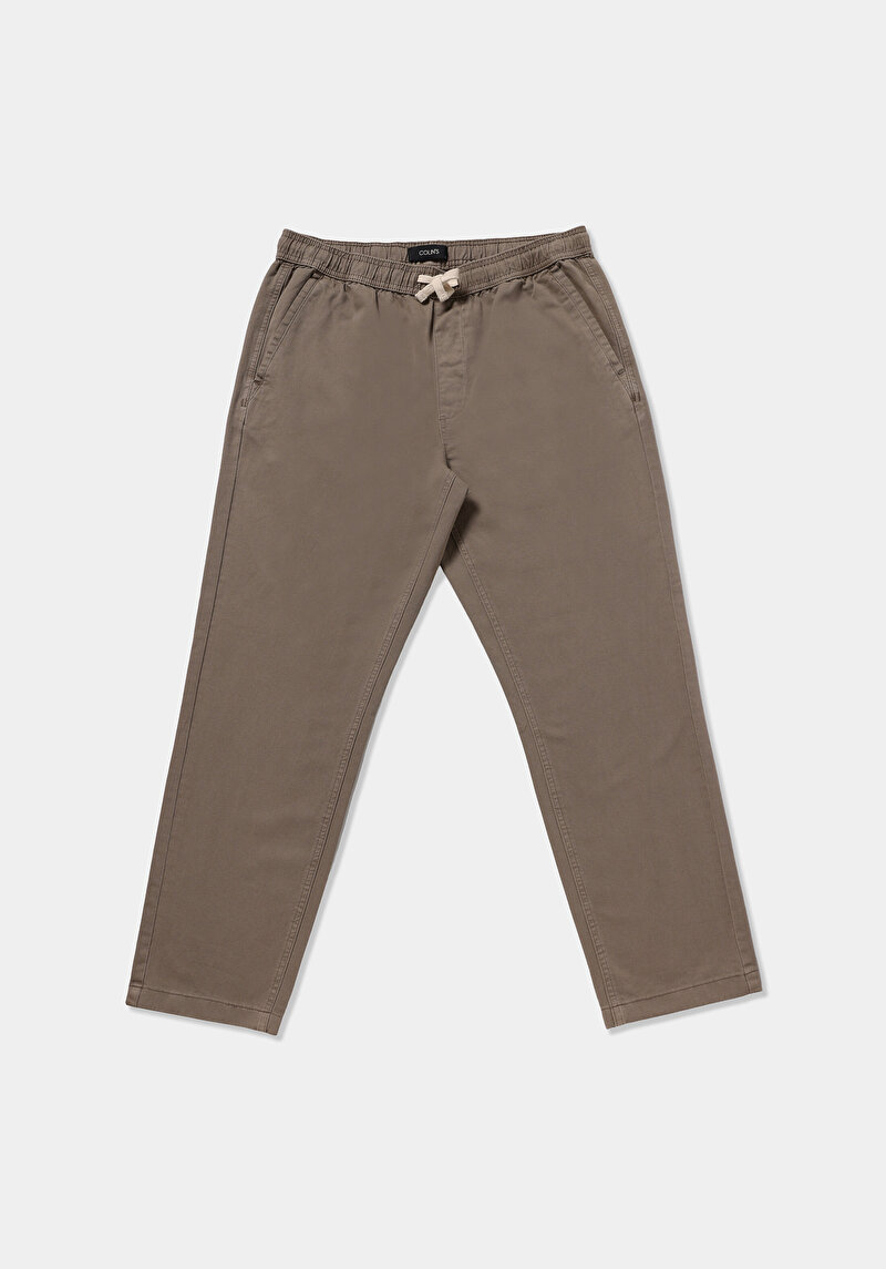 Imagine a Pantaloni De Barbati Bej Regular Fit  Cl1079993