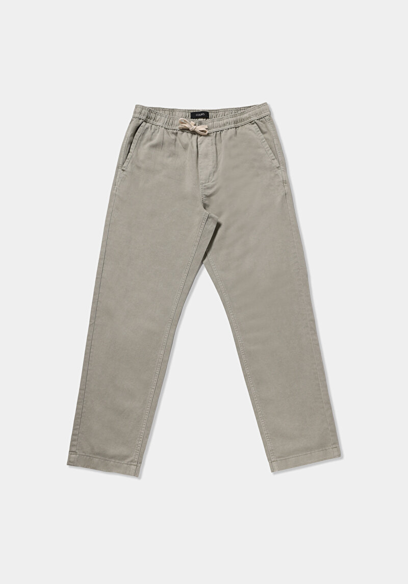 Imagine a Pantaloni De Barbati Kaki Regular Fit  Cl1079993