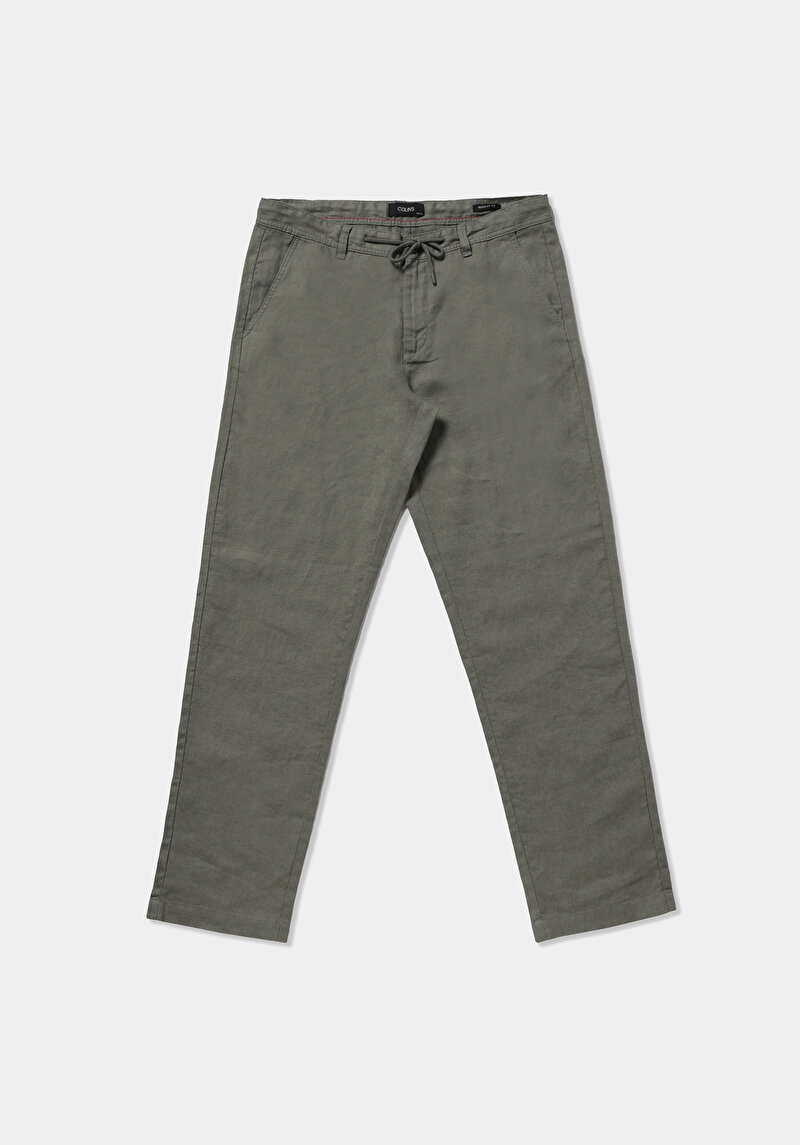 Imagine a Pantaloni De Barbati Verde Regular Fit  Cl1079999