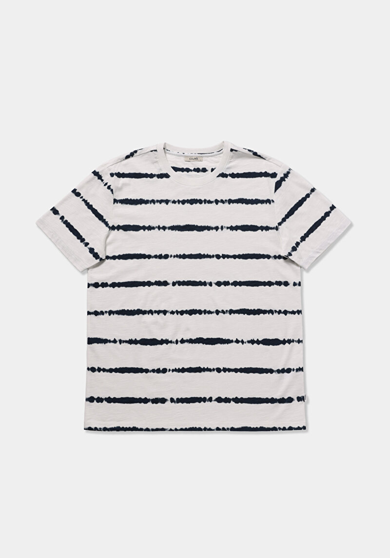 Imagine a Tricou Cu Maneca Scurta De Barbati Albastru Regular Fit  Cl1080514
