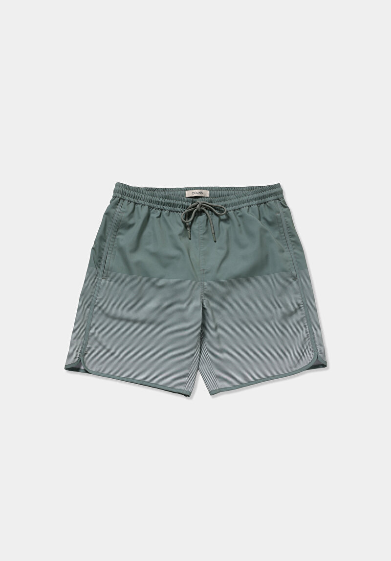 Imagine a Short De Plaja De Barbati Verde Slim Fit  Cl1081317