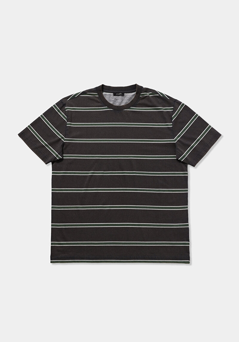 Imagine a Tricou Cu Maneca Scurta De Barbati Antracit Comfort Fit  Cl1081615