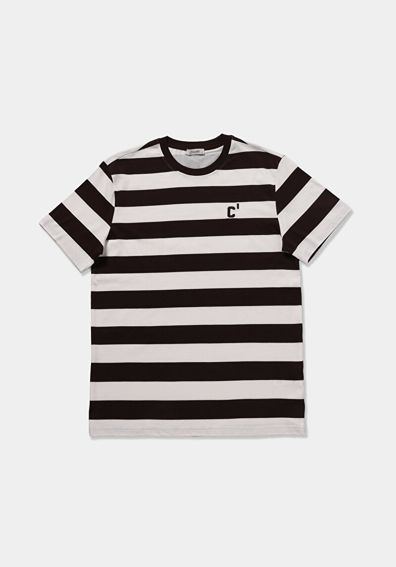 Imagine a Tricou Cu Maneca Scurta De Barbati Maro Regular Fit