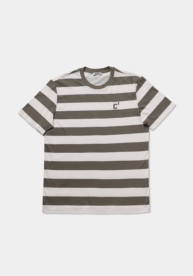 Imagine a Tricou Cu Maneca Scurta De Barbati Alb Regular Fit