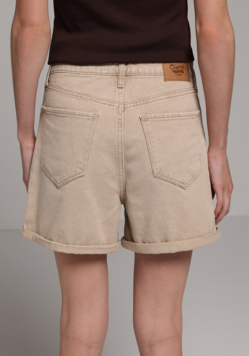 Imagine a Short / Pantaloni Scurti De Dama  Mom Fit  Cl1081441