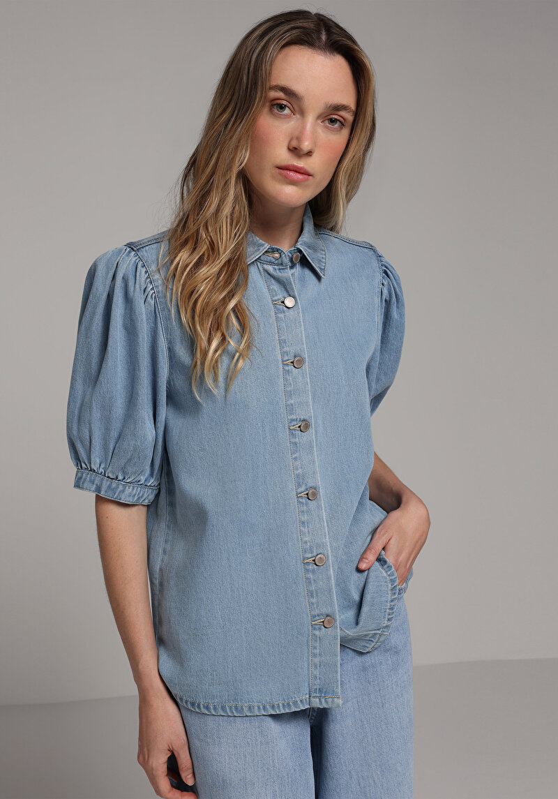 Imagine a Camasa Cu Maneca Scurta De Dama  Regular Fit  Cl1081431