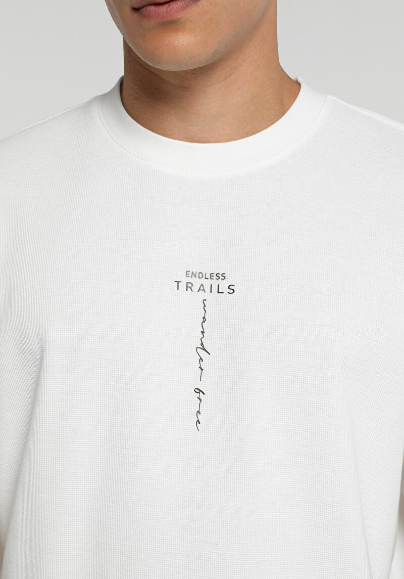 Afișați detalii pentru Tricou Cu Maneca Scurta De Barbati Alb Comfort Fit  Cl1077679