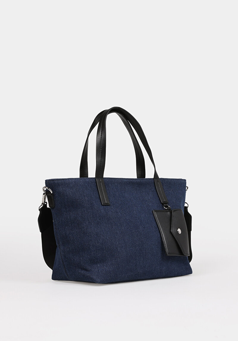 Imagine a Geanta De Dama Albastru Modern Fit