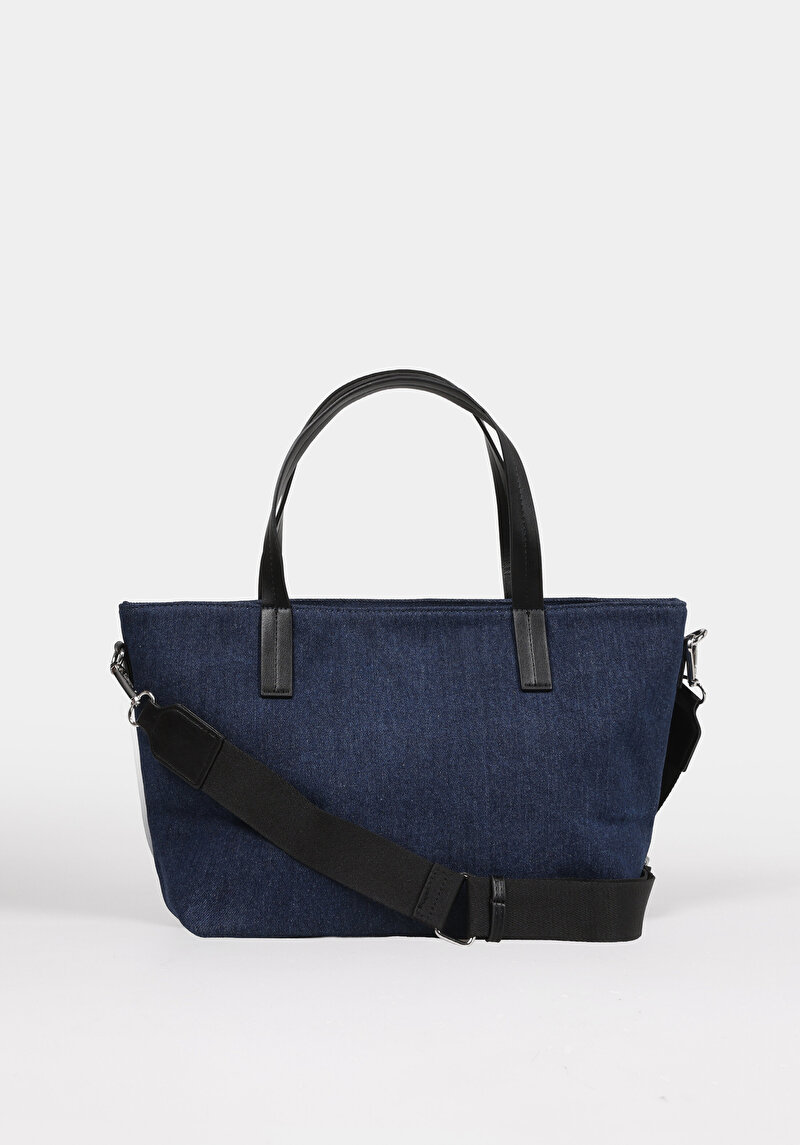 Imagine a Geanta De Dama Albastru Modern Fit