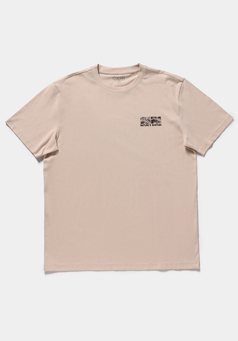 Imagine a Tricou Cu Maneca Scurta De Barbati Alb Relaxed Fit