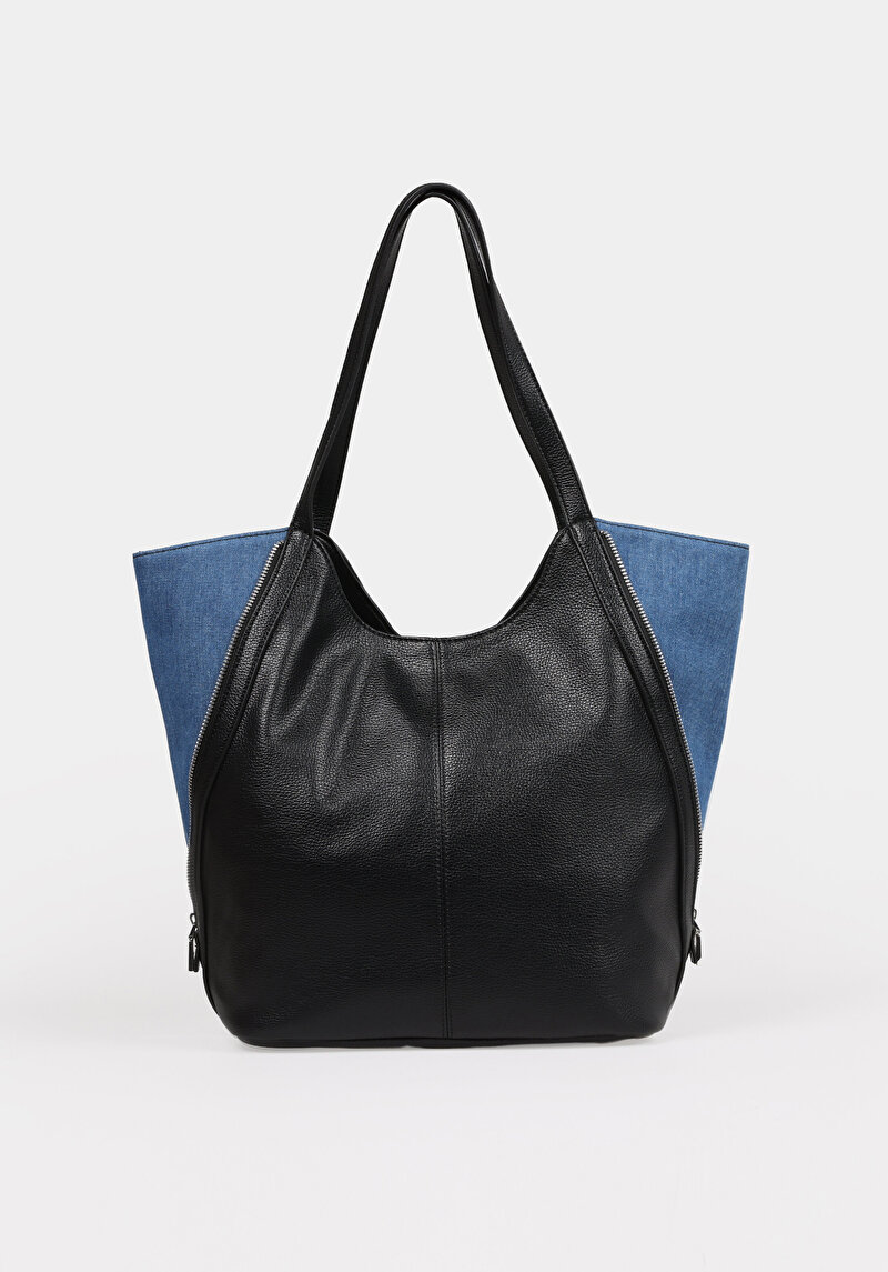 Imagine a Geanta De Dama Negru Modern Fit