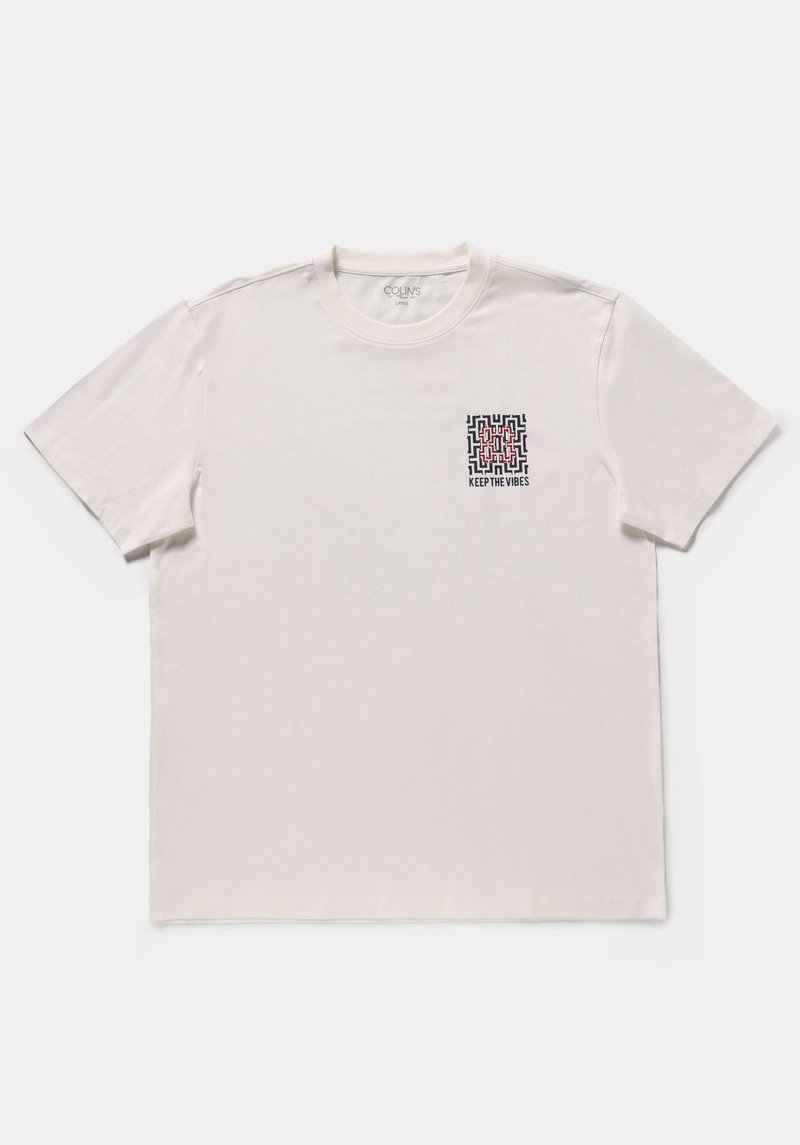 Imagine a Tricou Cu Maneca Scurta De Barbati Alb Relaxed Fit