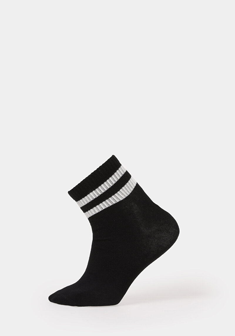 Imagine a Sosete De Barbati Negru Modern Fit