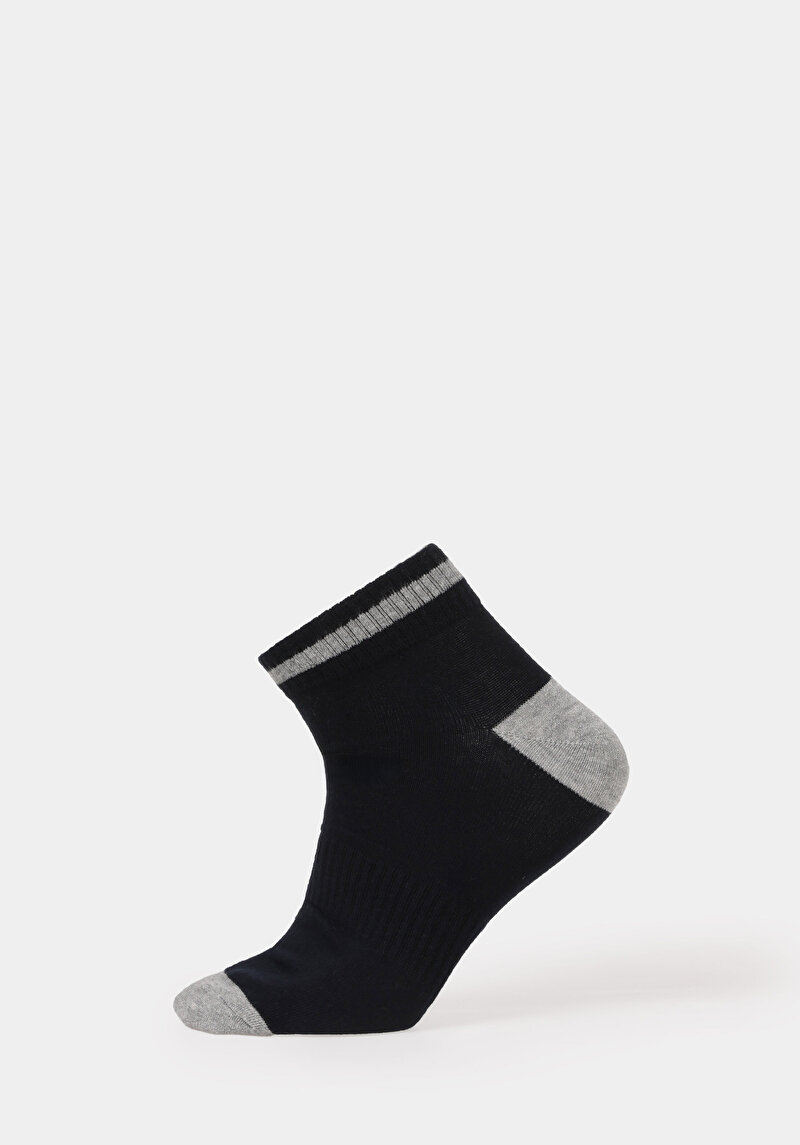 Imagine a Sosete De Barbati Albastru Marin Modern Fit