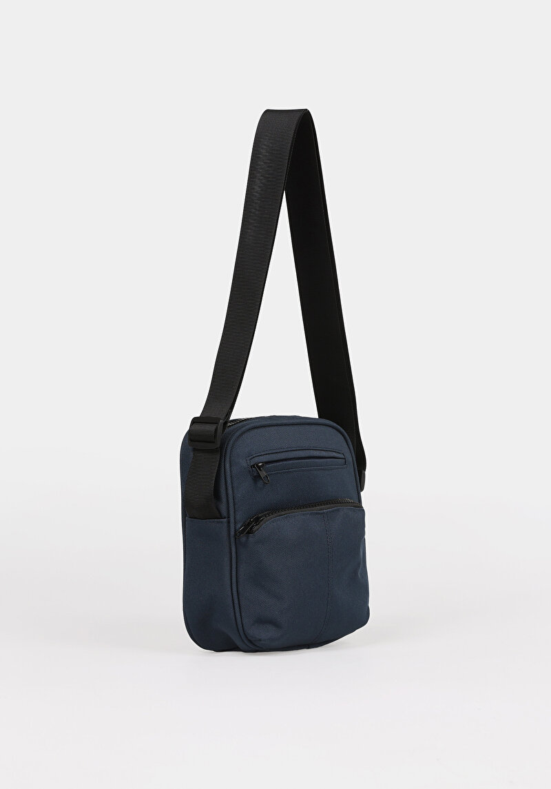 Imagine a Geanta De Barbati Albastru Marin Modern Fit