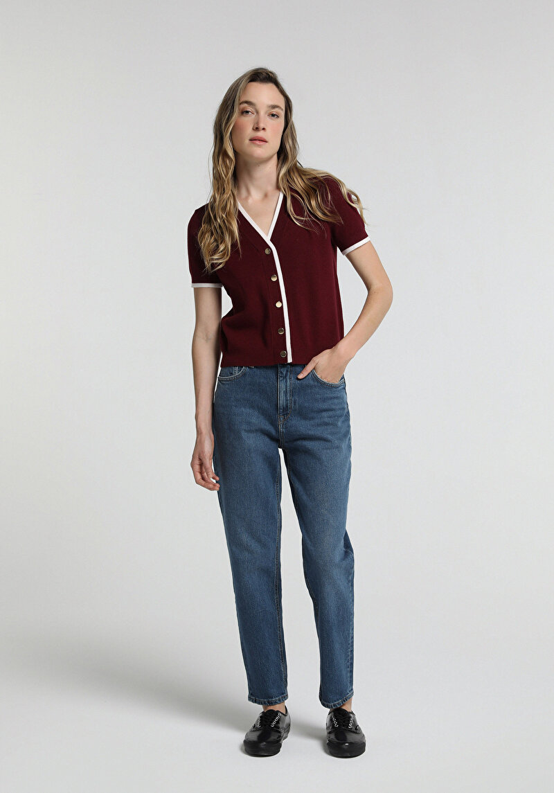 Imagine a Pantaloni De Dama Mom Fit 896 Maria