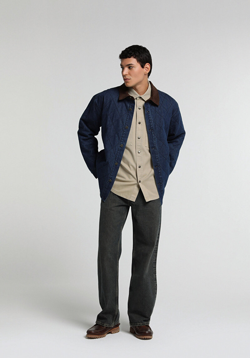 Imagine a Jacheta De Barbati Oversize Fit 016 Dean