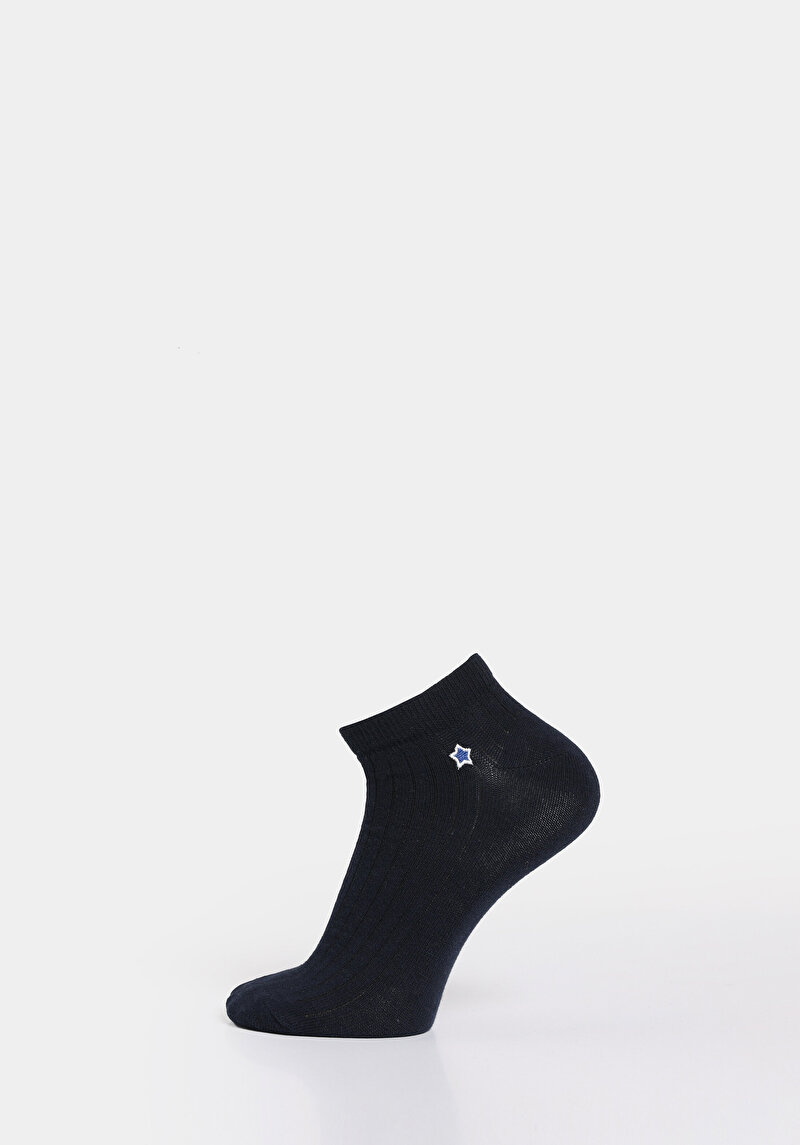 Imagine a Sosete De Dama Albastru Marin Modern Fit