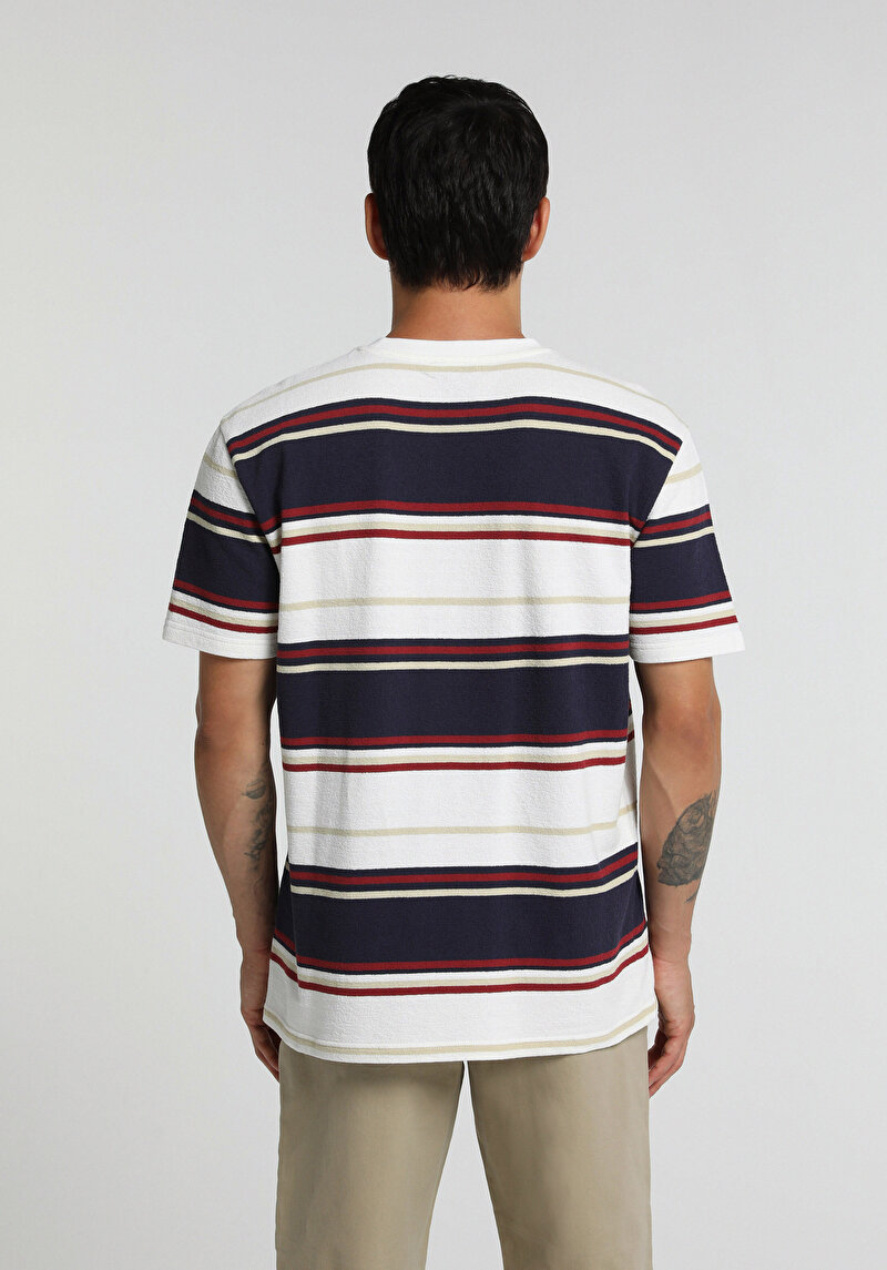 Imagine a Tricou Cu Maneca Scurta De Barbati Alb Regular Fit