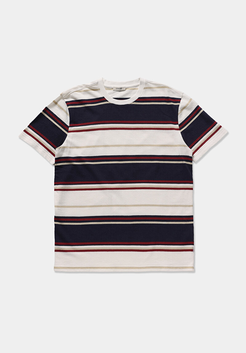 Imagine a Tricou Cu Maneca Scurta De Barbati Alb Regular Fit