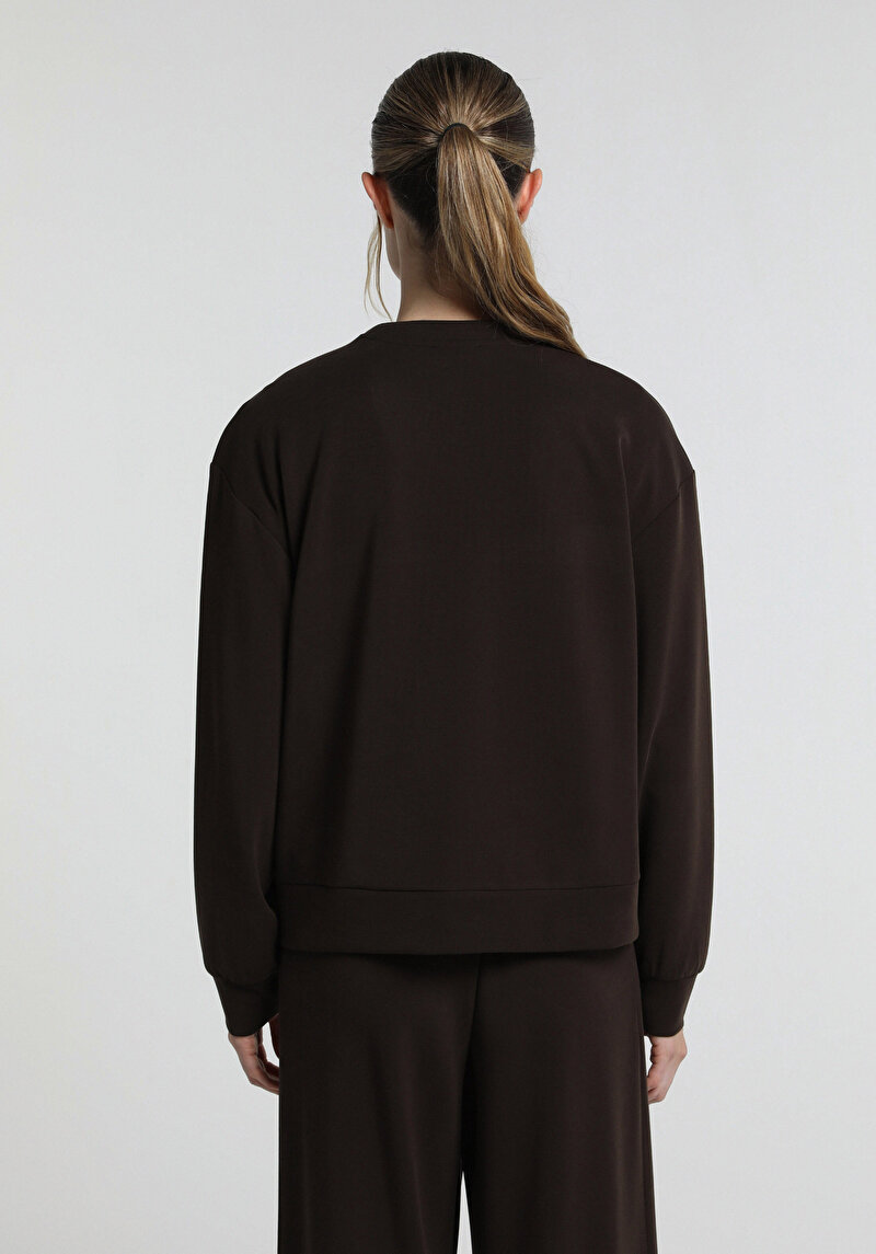 Imagine a Hanorac / Bluza De Dama Maro Regular Fit
