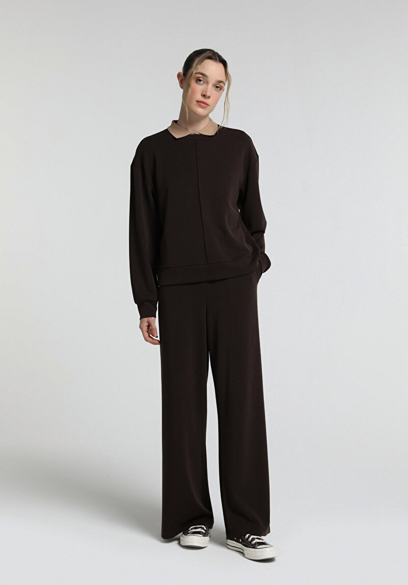 Imagine a Hanorac / Bluza De Dama Maro Regular Fit