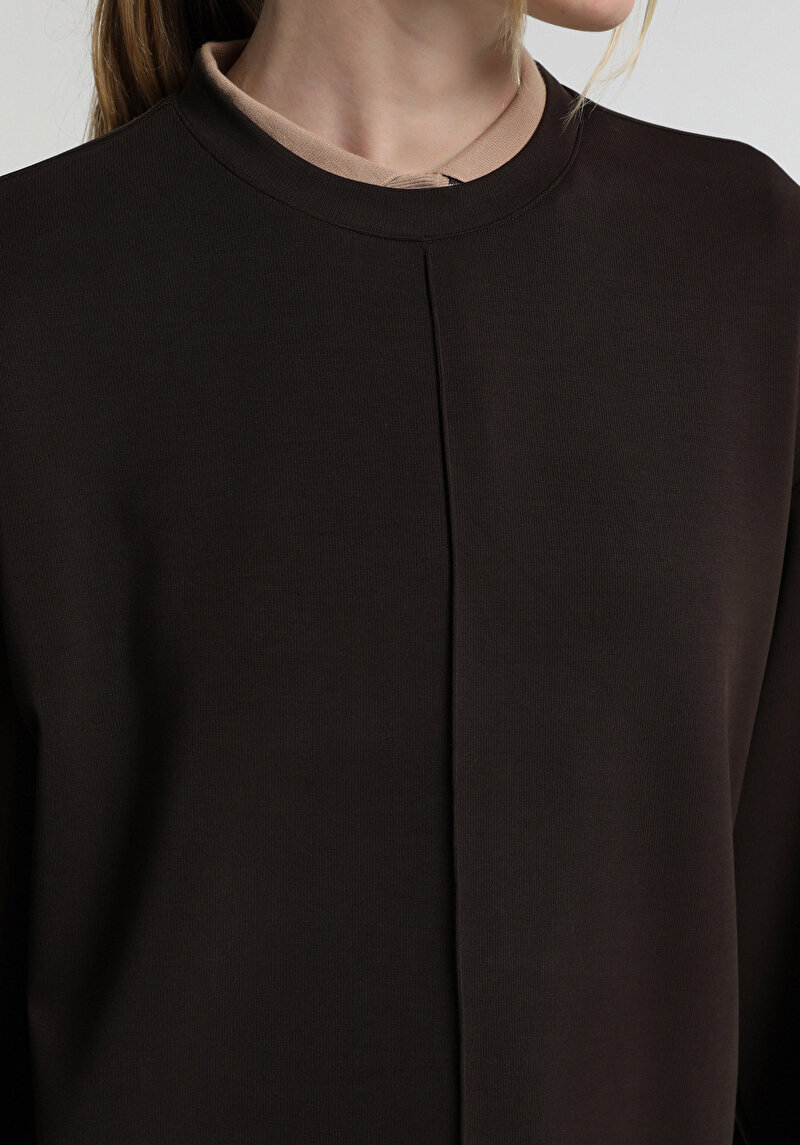 Imagine a Hanorac / Bluza De Dama Maro Regular Fit