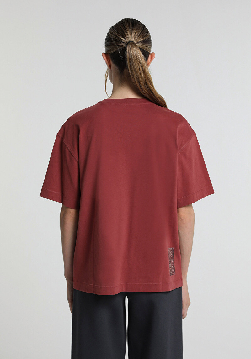 Imagine a Tricou Cu Maneca Scurta De Dama  Boyfriend Fit