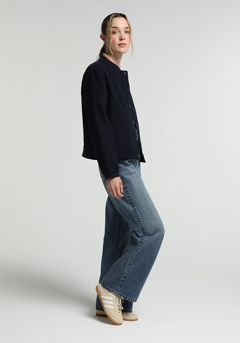 Imagine a Pantaloni De Dama  Wide Leg Fit 970 Berry
