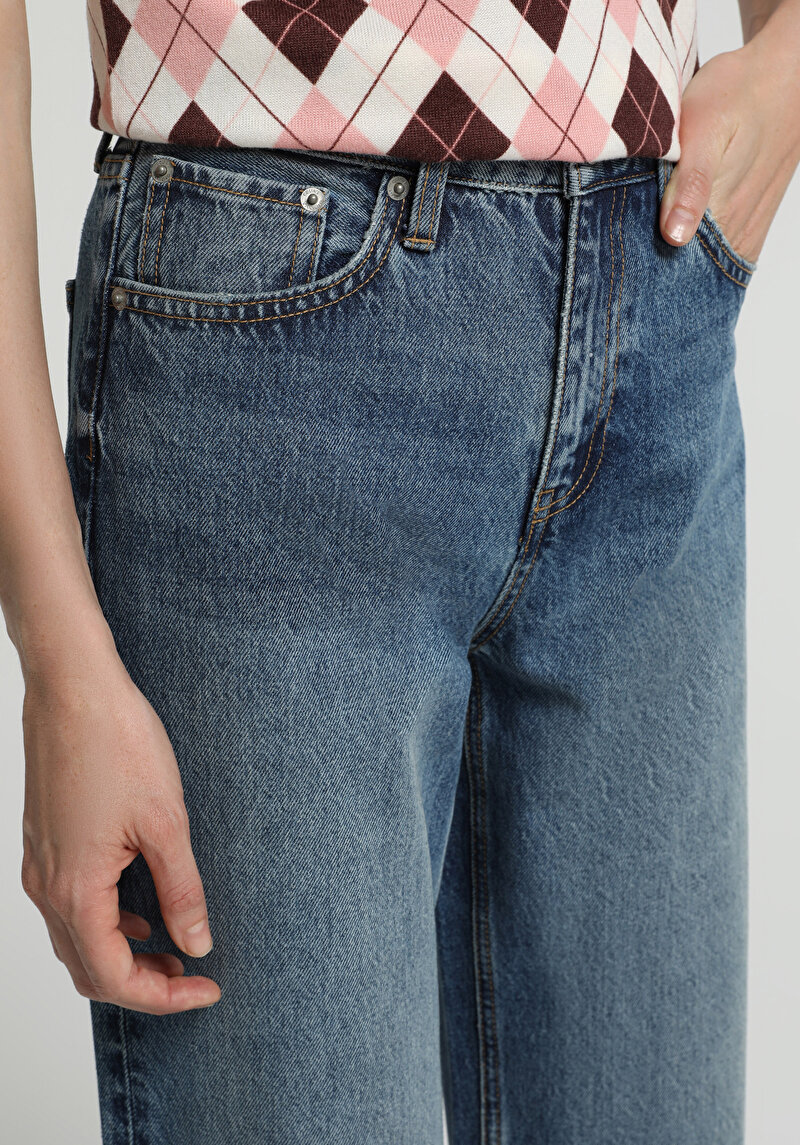 Imagine a Pantaloni De Dama  Wide Leg Fit 970 Berry